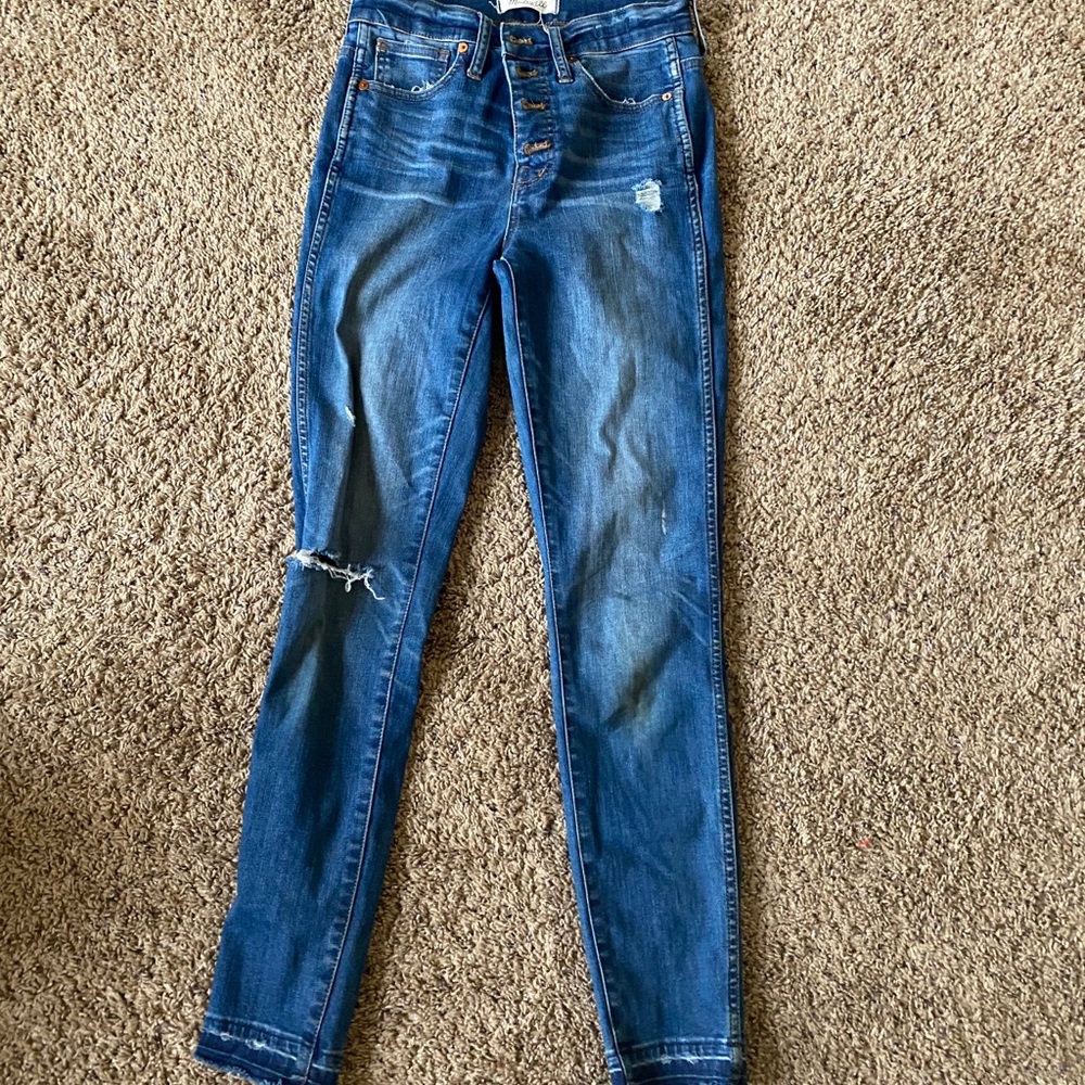 Madewell 10” High Rise Skinny Jeans